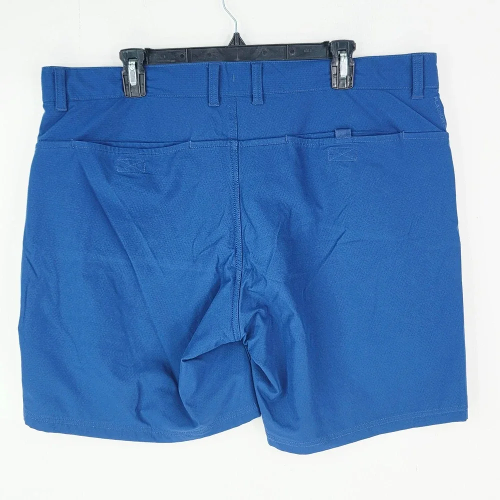 The North Face Mens Blue FlashDry Hiking Rolling Sun Shorts Size 38 NF0A3T2Q